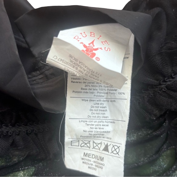 Rubie’s Light-Up Witch Costume – GIRLS M  (Elphaba/Wicked) Early 2000S - Picture 4 of 7